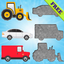 64x64.Vehicles Puzzles for Toddlers