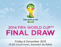 Calcio, FIFA World Cup Brasile 2014: oggi il sorteggio della fase a gironi in diretta tv su Rai e Sky