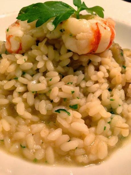 RISOTTO CON GAMBERI ROSSI E CARCIOFI