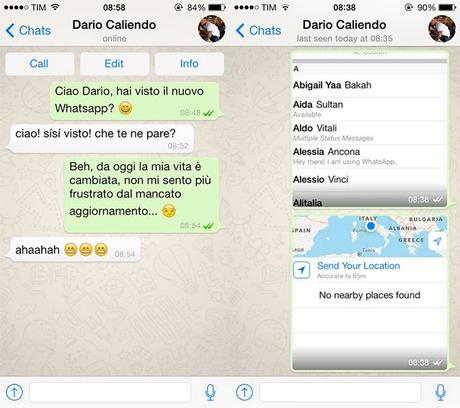 Il nuovo Whatsapp per iOS7 è disponibile al download!