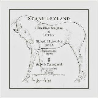 Susan Leyland - Horse Block Sculpture & Sketches