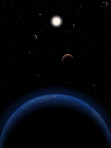 tau_ceti-Planets around a star