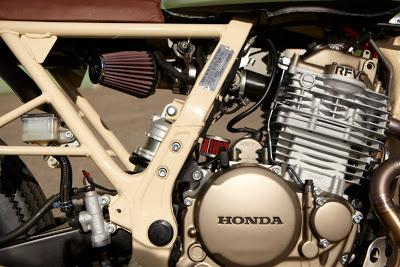 Honda 650 Dominator Street Tracker by CRD