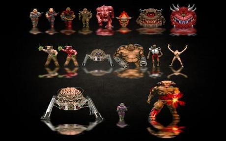 Tutti i mostri di Doom! (cliccate per ingrandire)