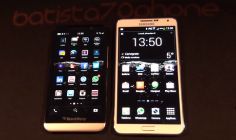 samsung galaxy note 3 vs blackberry z30