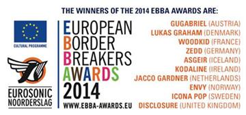 European Border Breakers Awards: l'Unione Europea premia la sua musica