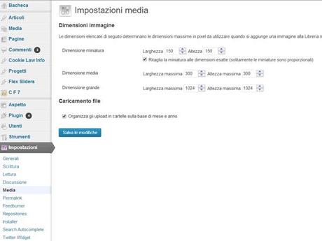 wordpress-impostazioni-media