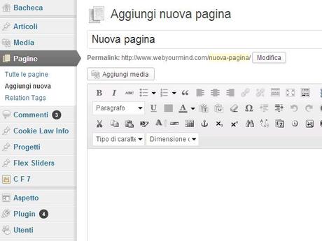aggiungi-nuova-pagina-Wp