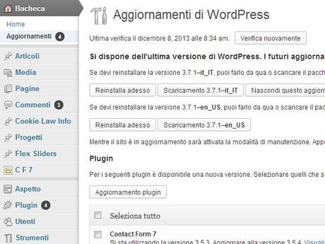 bacheca-wordpress-aggiornamenti