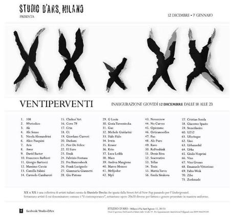 XX x XX | ventiperventi Milano