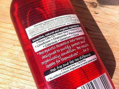 Dr Organic Rose Otto shampoo review Dr Organic Rose Otto shampoo review
