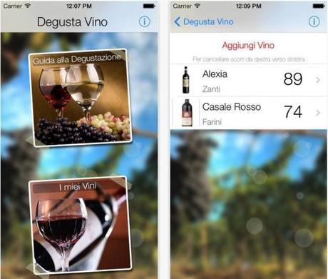 degusta vino 614x523 Degusta Vini, Degusta Olio e Degusta Birra: tre app per chi ama questi tre prodotti