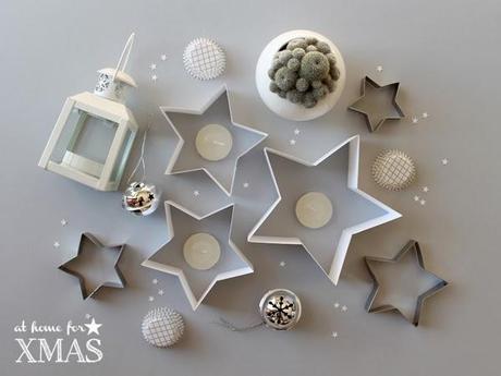 Paper star lanter At home for XMAS