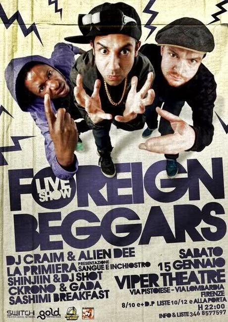 FOREIGN BEGGARS Live @ Viper Theatre (Firenze)  [15-01-2011]