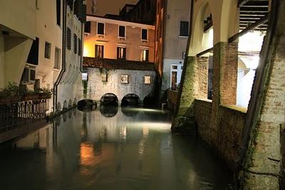 notte sui canali di Treviso