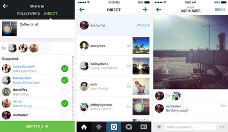 instagram direct Arriva Instagram Direct, il concorrente più agguerrito di SnapChat