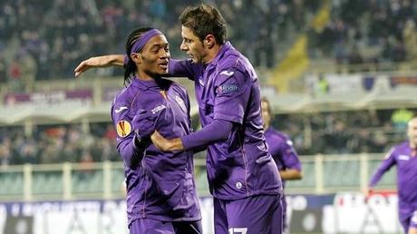 Europa League: Fiorentina-Dnipro 2-1, pari per la Lazio