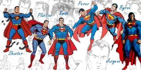 Il corpo di Superman: misura e armonia come simboli incarnati di credibilità e moralità   Prima parte Superman John Byrne Joe Shuster In Evidenza Gary Frank Frank Quitely Dick Giordano DC Comics Dan Jurgens Curt Swan Christopher Reeve 