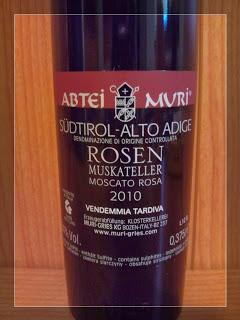 Rosen muskateller - Moscato Rosa  Alto Adige Doc 2010 - Abtei Muri