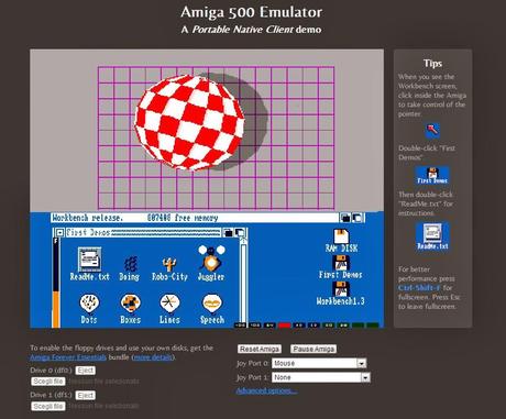 Google resuscita l'Amiga 500