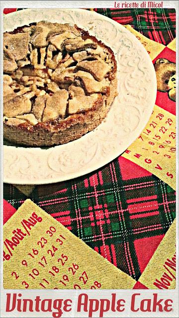 TORTA DI MELE VINTAGE CON FARINA DI QUINOA E ROSA CANINA