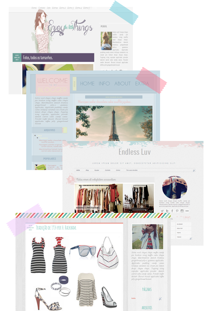 ♡ bellissimi layout gratis per blogger