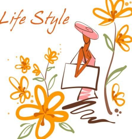 COLORATAMENTE BAG …… Fashion-Hand-Drawn-Vector-Spring-Girl-04