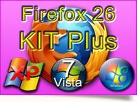 Firefox 26 KIT Plus per Windows 7 - 8 - XP