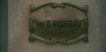 Citofonare Nosferatu.