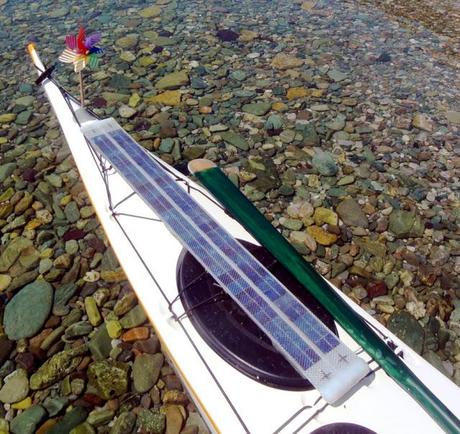 Tatiyak solar cells for sea kayak trip...