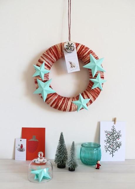 DIY Paper Christmas wreath ● Ghirlanda di Natale DIY