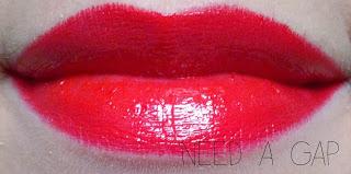 Kiko Ultra Glossy Stylo #808 Fire Red || Review+Swatches