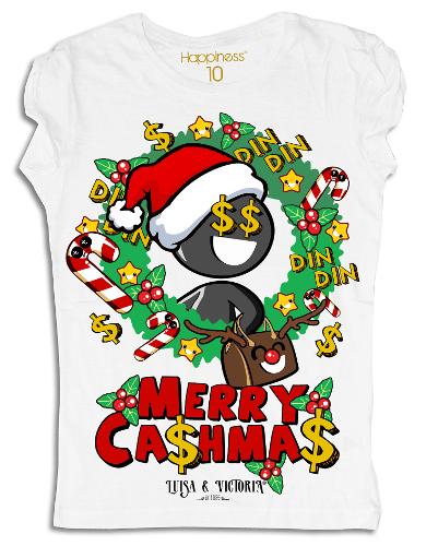 happiness-natale-t-shirt