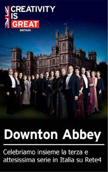 Torna su Rete4 la serie-evento Downton Abbey  ogni giovedì in prima serata
