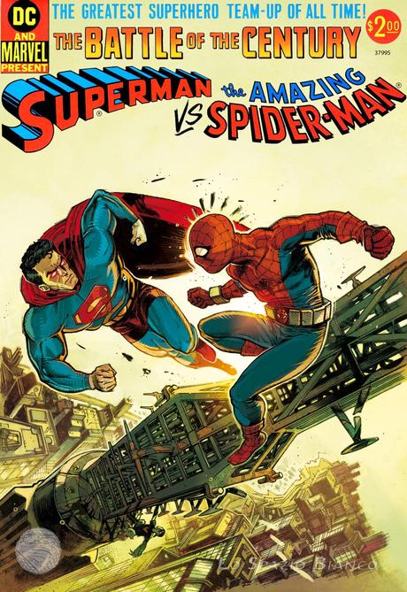 The battle of the century: Superman vs the Amazing Spider Man   Maurizio Rosenzweig Superman Spider Man Maurizio Rosenzweig Marvel Comics In Evidenza DC Comics 