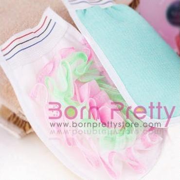 1pc Exfoliating Face Body Bath Scrub Glove Cloth Mitt