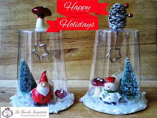 Lavoretti di Natale con i bicchieri di plastica, pupazzi ed un un pò di fantasia!