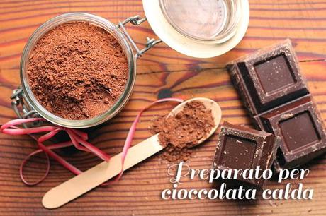 Ingredienti per il preparato per un'ottima cioccolata calda