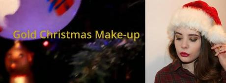 Gold Christmas Make-up VIDEO