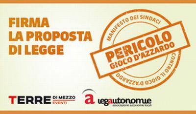 Libera raccoglie firme contro il gioco d’azzardo NOAzzardopropostaleggepopolare