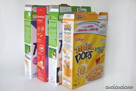Cereal Box Gift Boxes with Fruit Net Bows