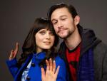 Zooey Deschanel con il suo vero marito Joseph Gordon-Levitt