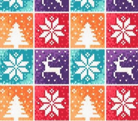 BUON NATALE! PPJ IN VACANZE NATALIZIE: HOLIDAY SWEATER DA SPOONFLOWER