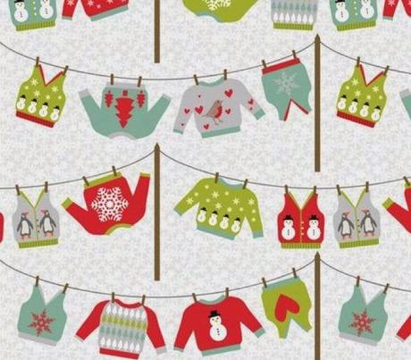 BUON NATALE! PPJ IN VACANZE NATALIZIE: HOLIDAY SWEATER DA SPOONFLOWER