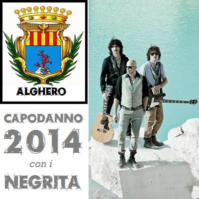 Alghero in piazza con i Negrita per il Capodanno 2014.