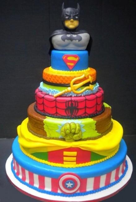 torta supereroi