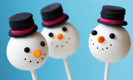 Ricetta Cake Pops – Come si preparano i Cake Pops? cake-pops-pupazzo-neve
