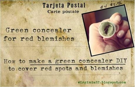 How to cover red blemishes - Green concealer - Correttore verde per rossori