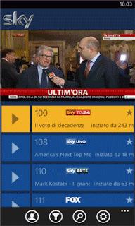 SkyGo per Windows Phone 8 finalmente il download sullo Store