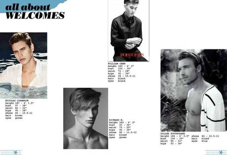 INDEPENDENT MEN DIARY DECEMBER 2013 FASHION MODELS LIFESTYLE